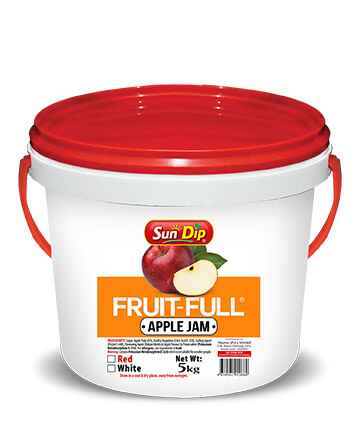 Sun Dip apple jam 5kg bucket fruitfull apple jam bulk pack for bakery and home use Pakistan