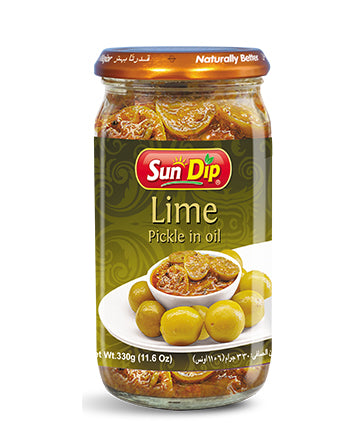SunDip Lime Pickle in Oil 330g Jar