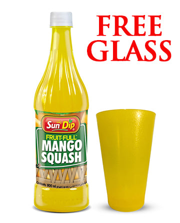 Mango squash 800ml with free glass