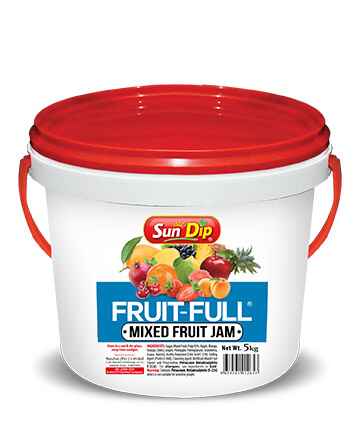 Sun Dip mix fruit jam 5kg bucket fruitfull mixed fruit jam bulk pack for bakery and home use Pakistan