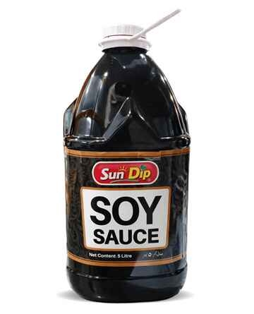 Sun Dip Soy Sauce 5 Liters Bulk Bottle Cooking Sauce