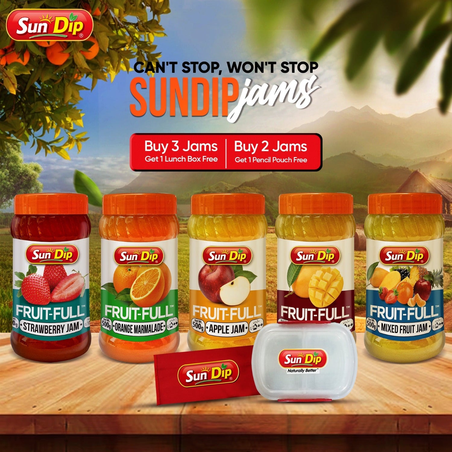 Natural Fruit Jams
