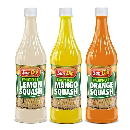 Squashes Pack of 3  – 800ml Each