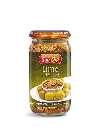 Lime Pickle in Oil – 330g Jar