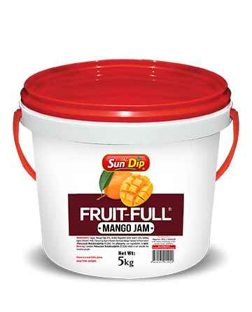 Sun Dip mango jam 5kg bucket fruitfull mango jam bulk pack for bakery and home use Pakistan