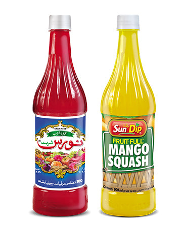 Naurus & Mango Squash - 800ml
