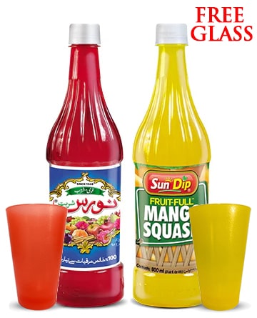 Naurus & Mango Squash - 800ml