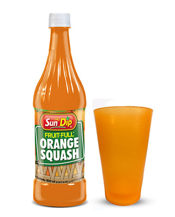 Orange Squash  800ml with free glass