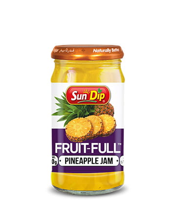 Sun Dip Fruit-Full Pineapple Jam 430g glass jar tropical fruit spread for bread toast and desserts