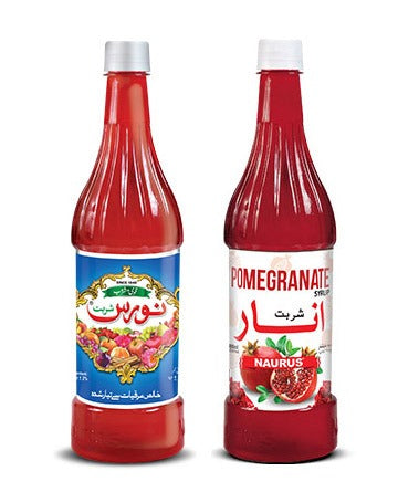 Naurus Syrup – Anaar Syrup - 800 ml each